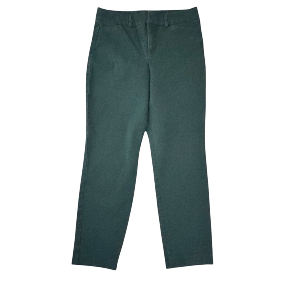 Old Navy Sz 6 Dark Bottle High Rise Secret Smooth Pockets Pixie Ankle Pants NEW